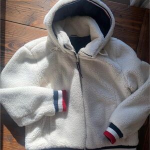 Tommy Hilfiger White Sherpa Jacket